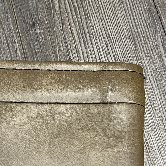 Lockheed Martin California Company Large Leather Folder Metal Closure Vintage - Picture 15 of 16